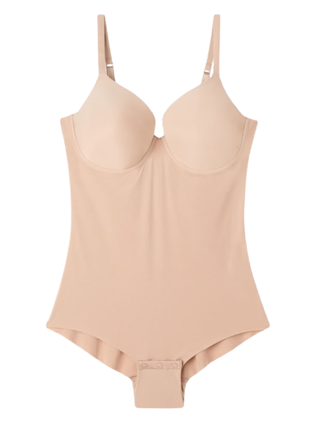 Body Francesca Em Microfibra Ultralight - Bege