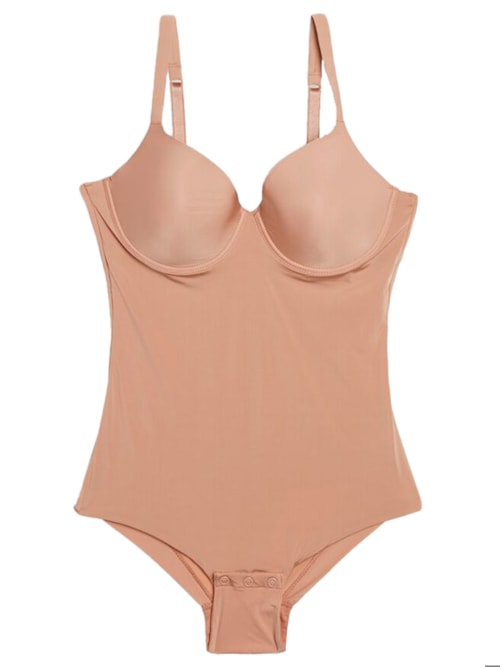 Body Francesca Em Microfibra Ultralight - Natural