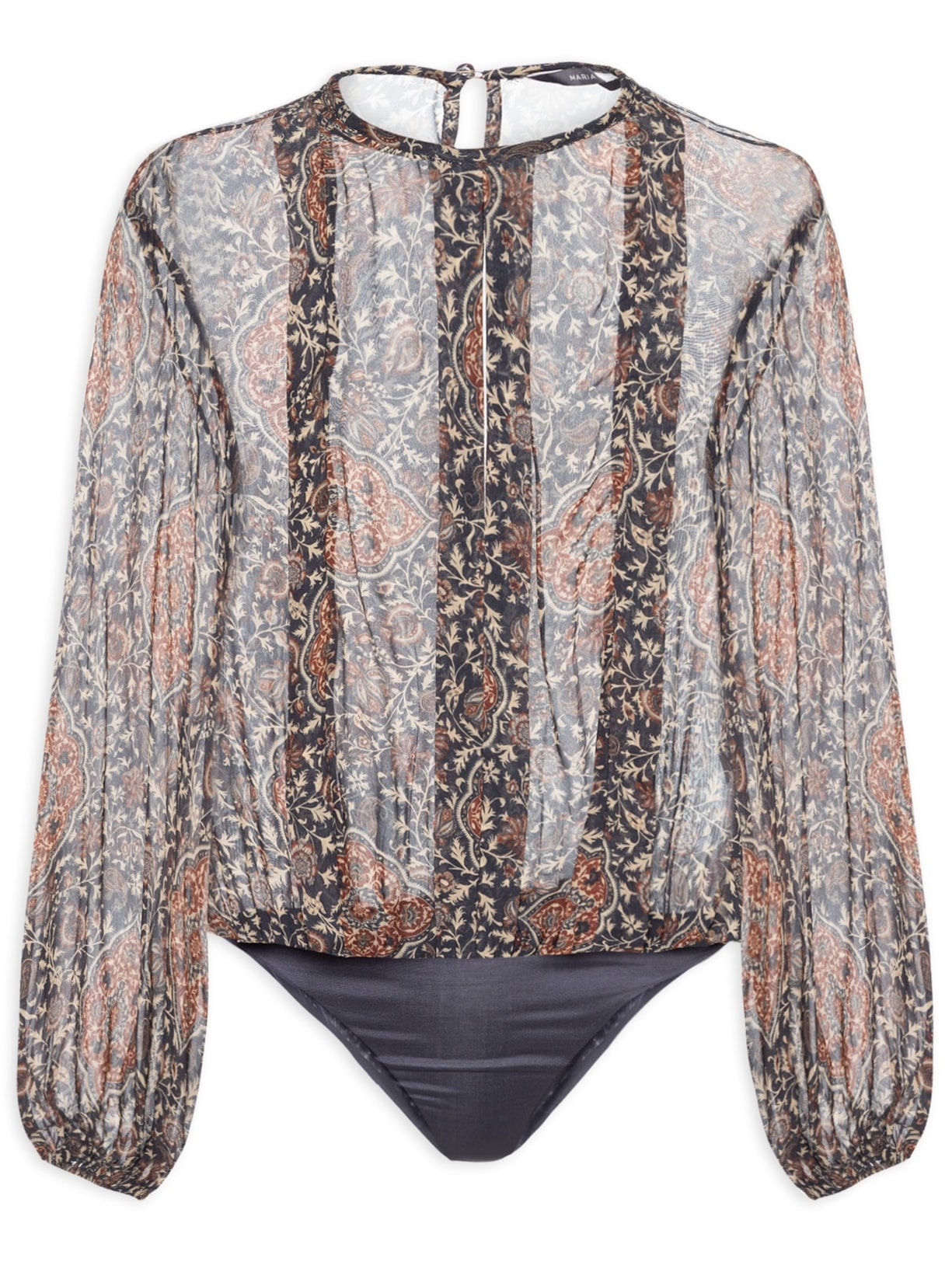 Body Ggt Estampa Valência Zafira - Azul