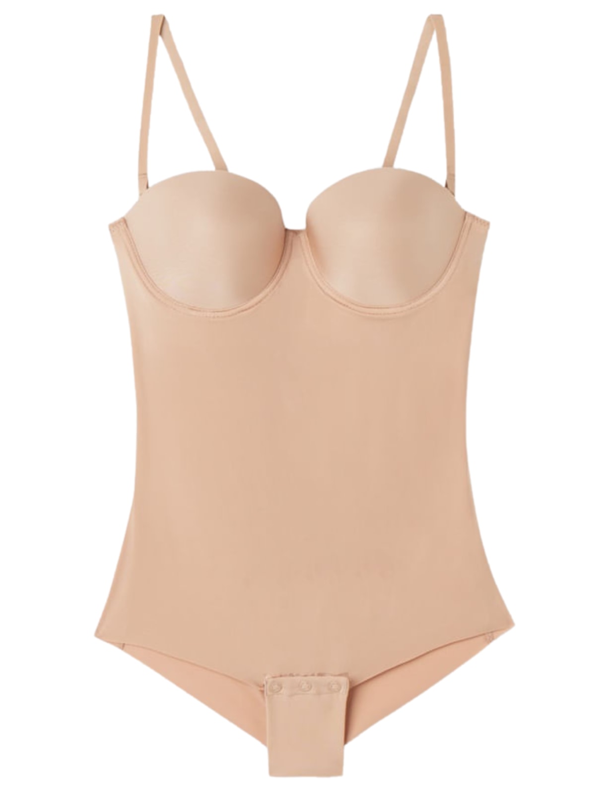 Body Giada Em Microfibra Ultralight - Bege