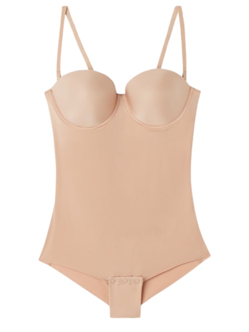 Body Giada Em Microfibra Ultralight - Bege