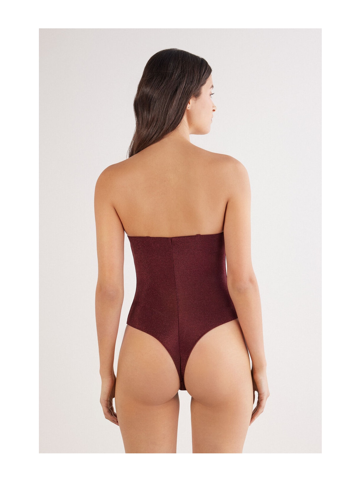 Body Giada Lamê Shimmering Passion Vermelho Intimissimi