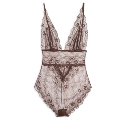 Body Intimates De Renda - Marrom
