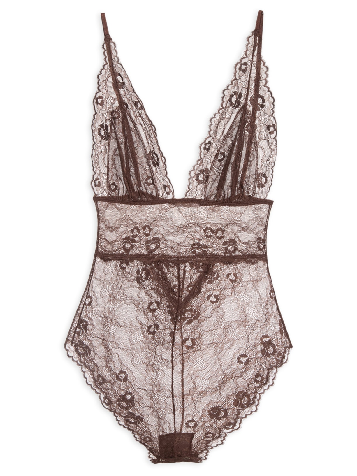 Body Intimates De Renda - Marrom