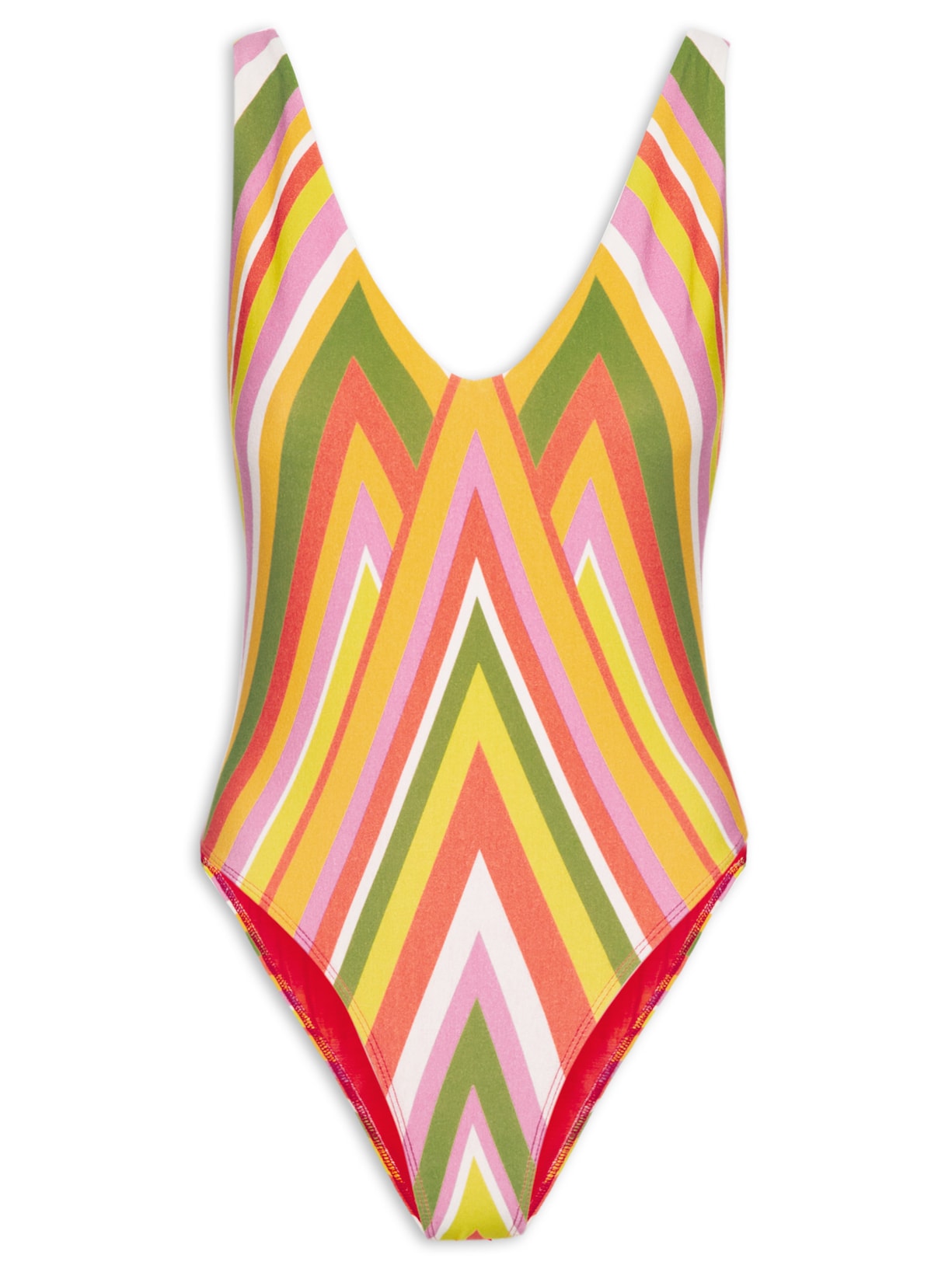 Body Listra Floral - Laranja