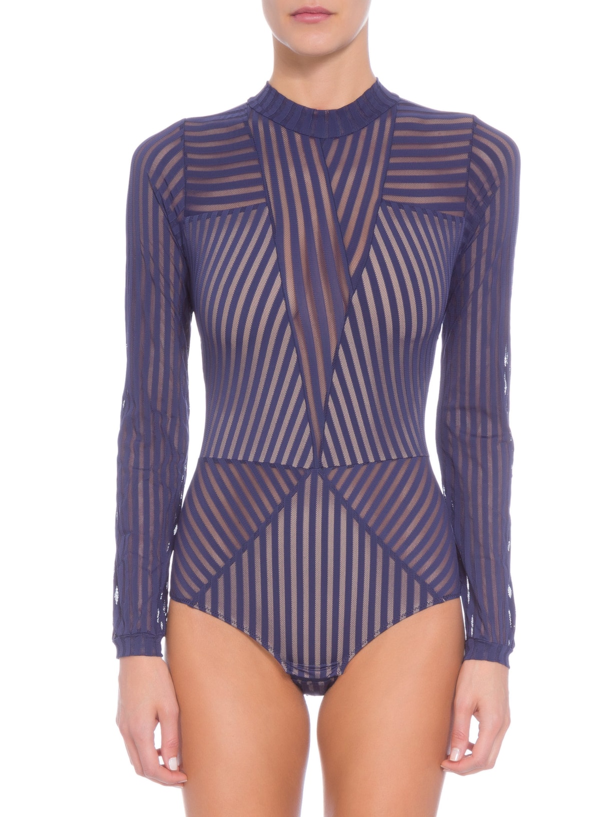 Body Listras Azul Valisere