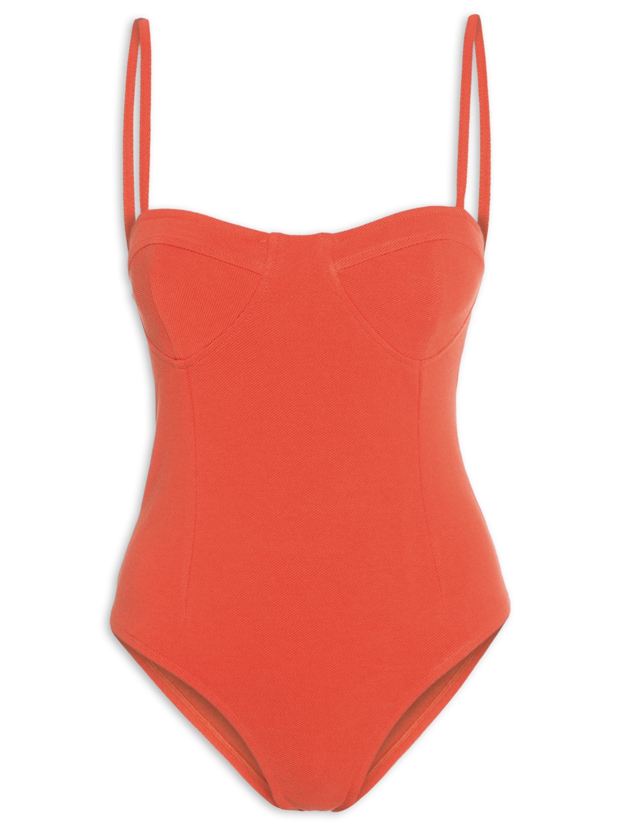 Body Malha Alcinha - Laranja