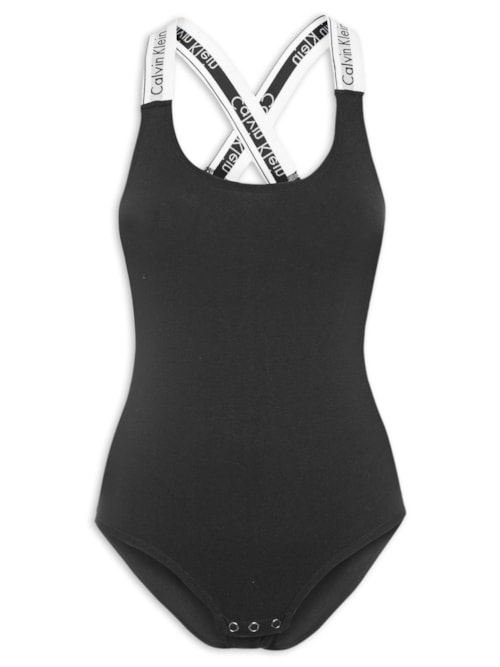 Body Malha Calvin Klein Underwear - Preto