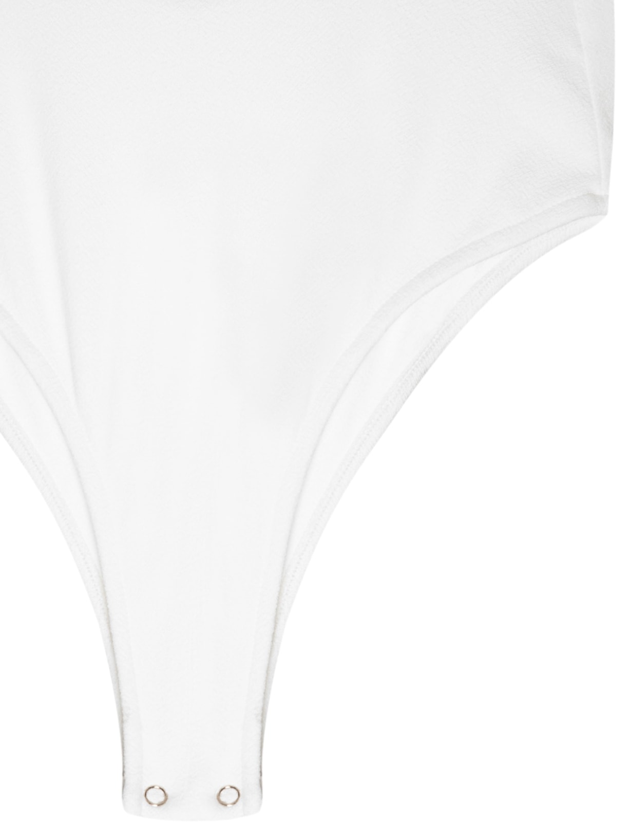 Body Malha Cruzado Costas Off White Animale