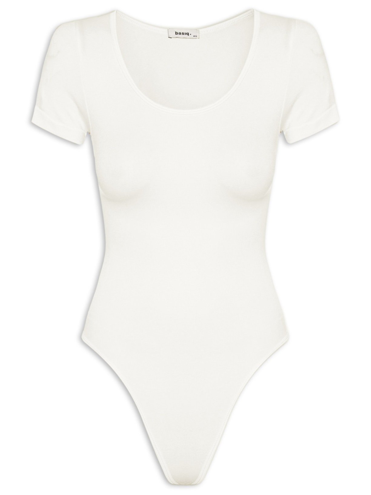 Body Malha Modelador - Branco