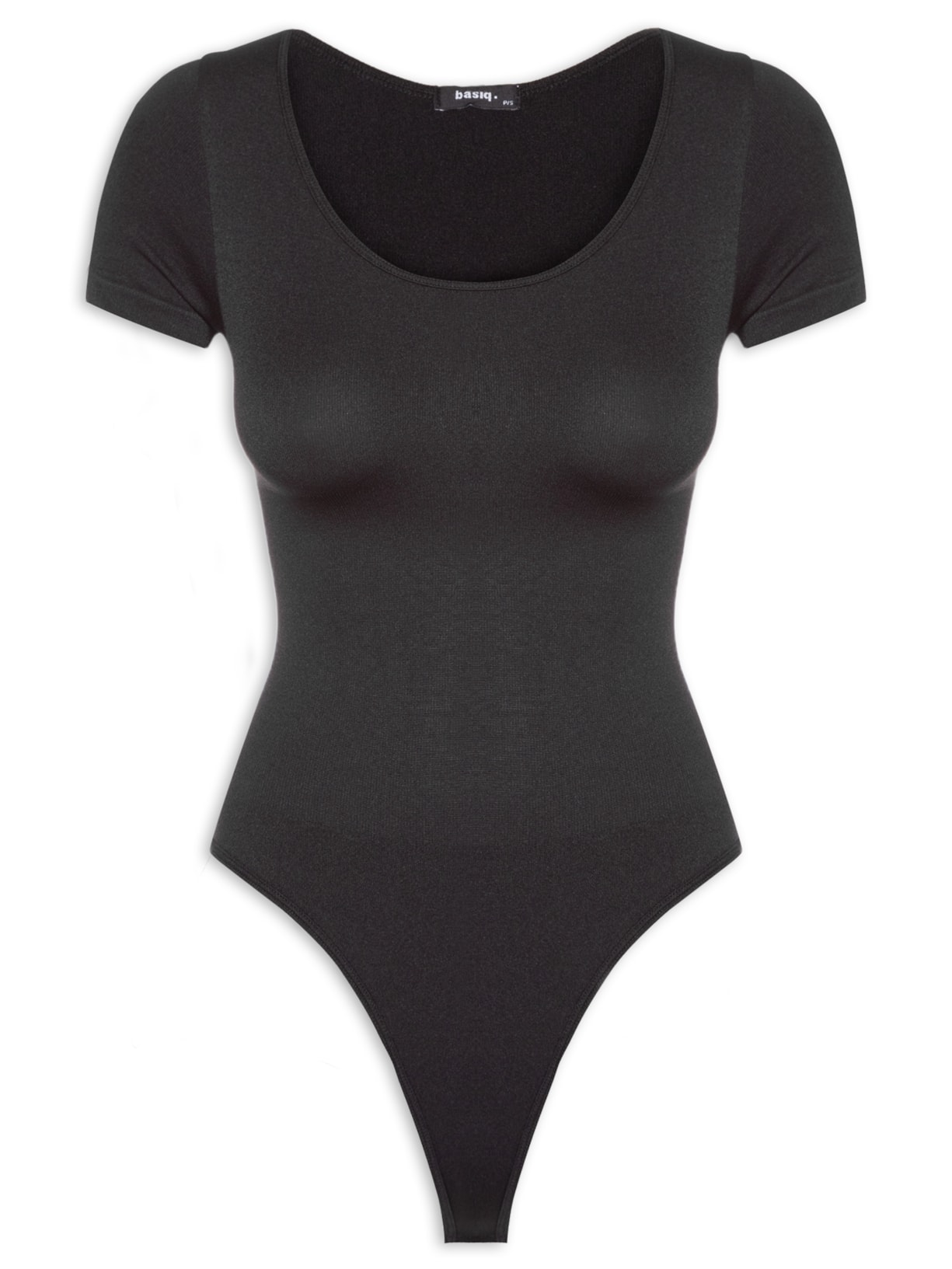 Body Malha Modelador - Preto