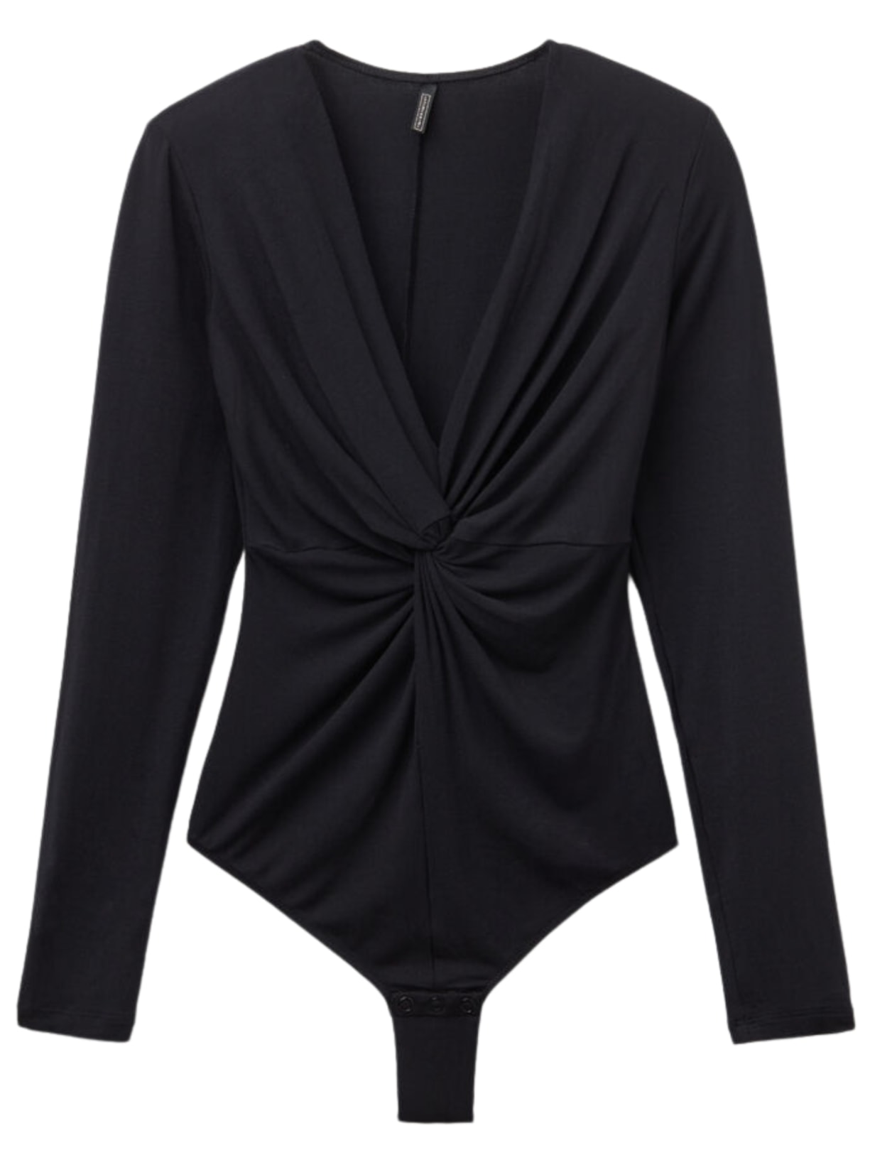 Body Manga Comprida Em Modal Luxurious Leopard Preto Intimissimi