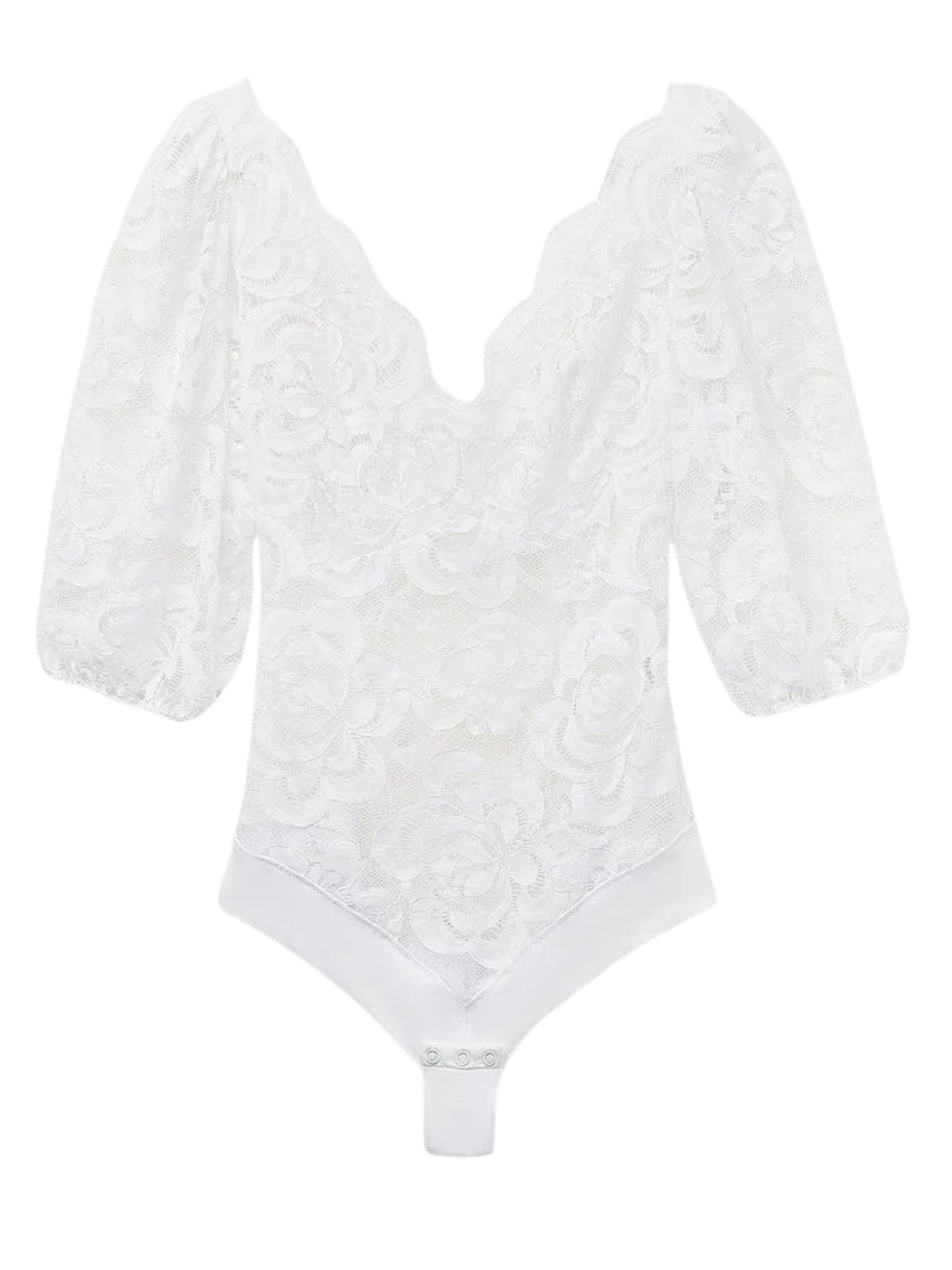 Body Manga Curta Scent Of Summer - Branco