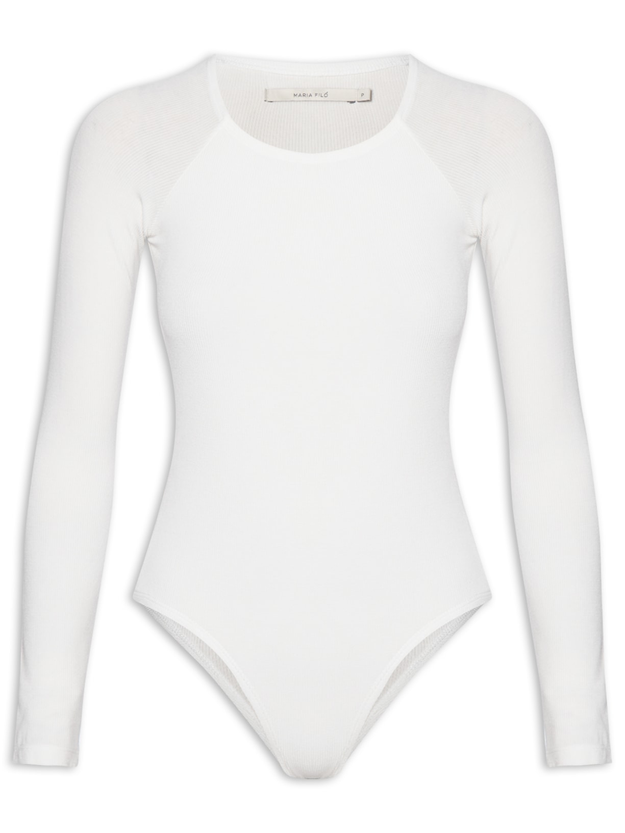 Body Manga Longa - Branco