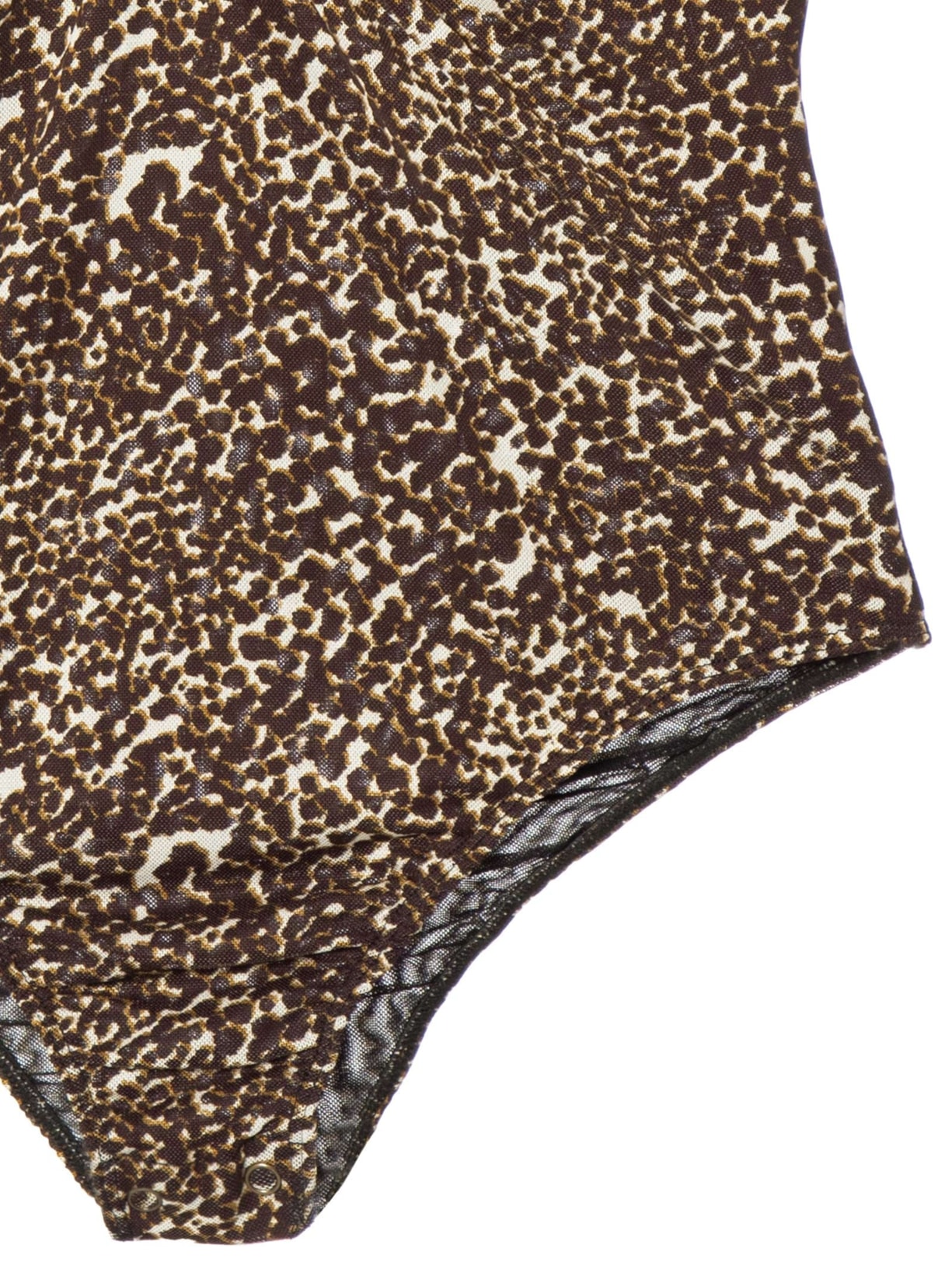 Body Manga Longa Tule Estampa Kira Animal Print Maria Filó