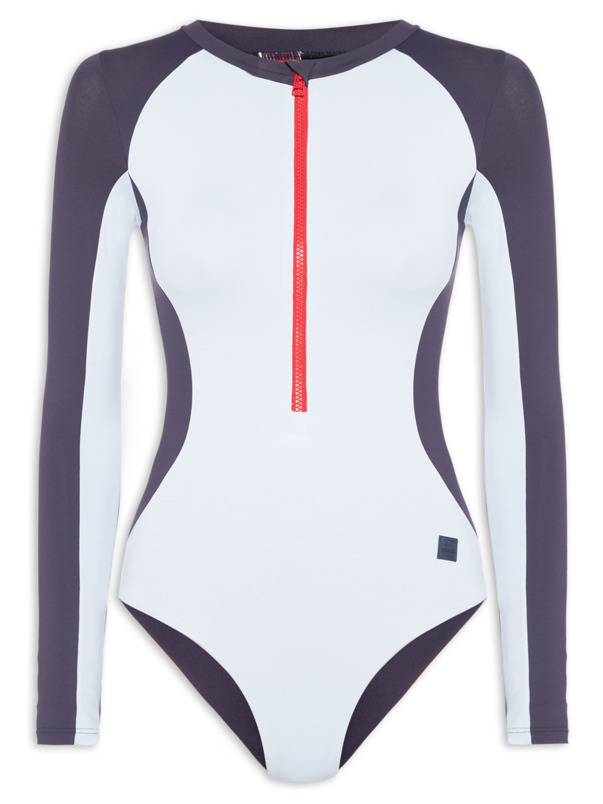 Body Manga Longa Venice Beach - Azul