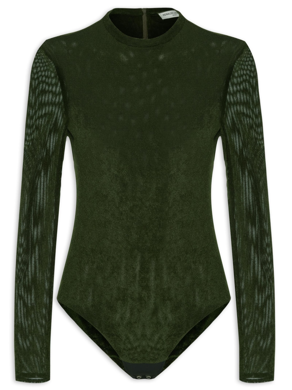 Body Manga Longa - Verde