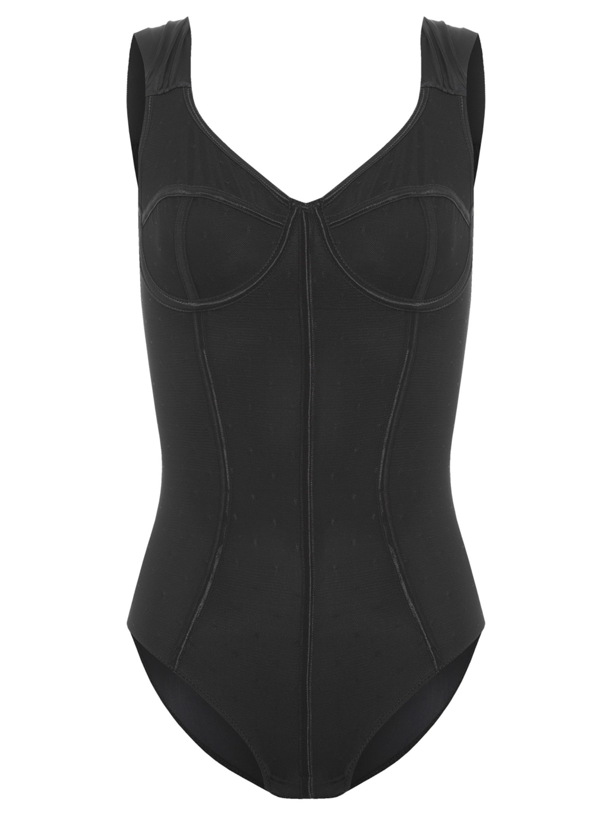 Body Meia Taça - Preto