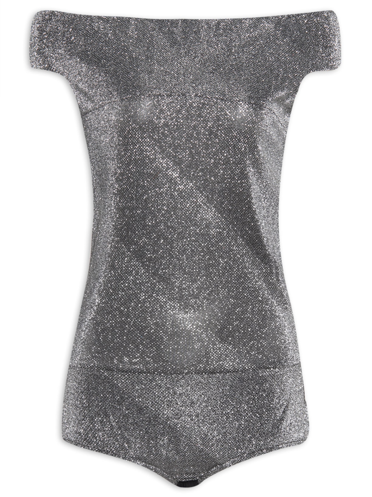 Body Net Metalizado - Prata