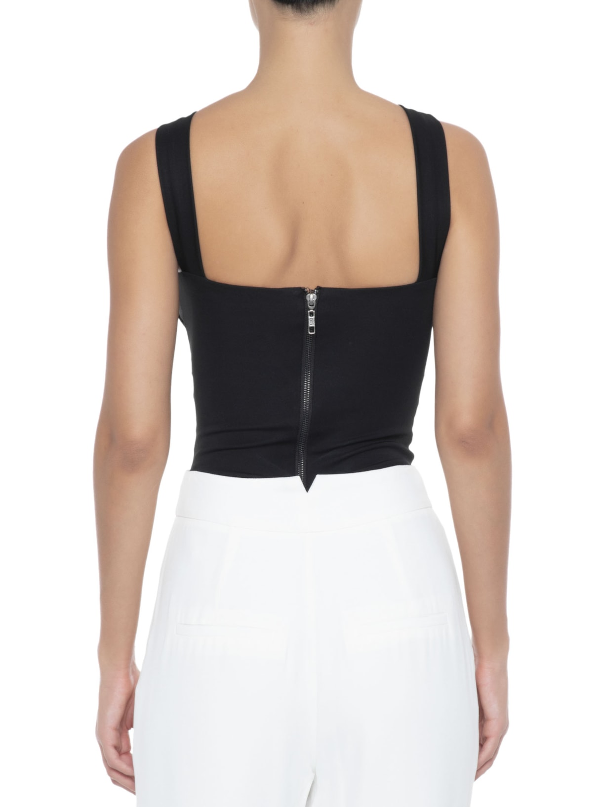 Body Nós Drapped Black Preto Niini