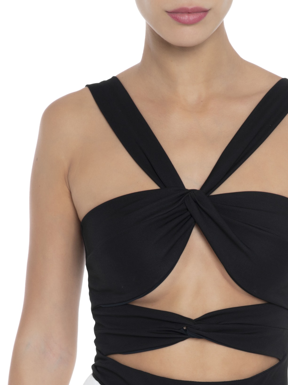 Body Nós Drapped Black Preto Niini