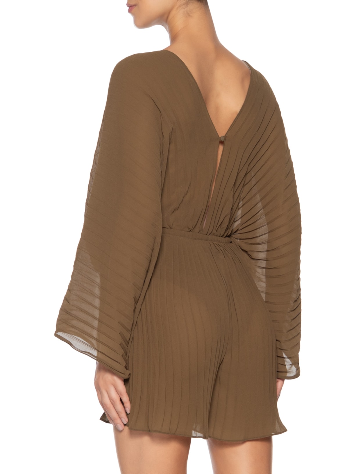 Body Pleats Frevo Marrom Marina Bitu