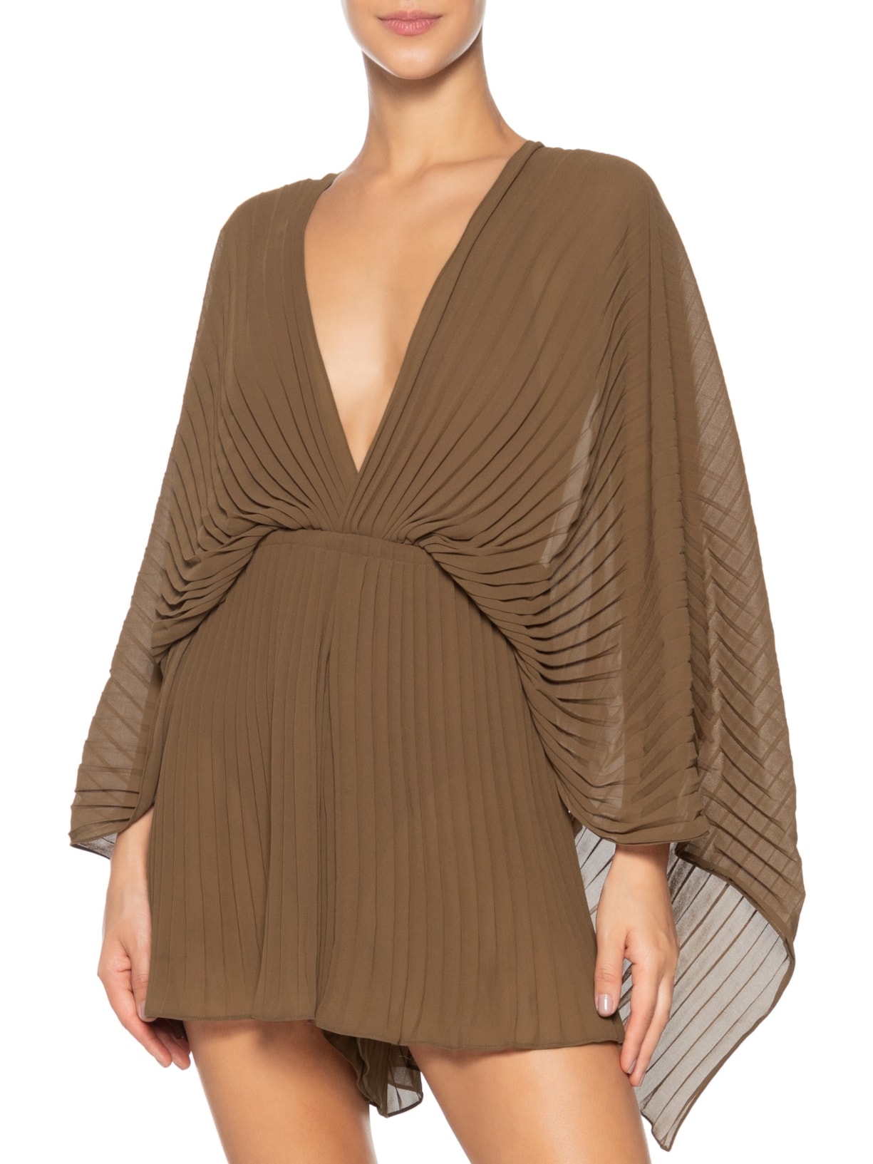 Body Pleats Frevo Marrom Marina Bitu