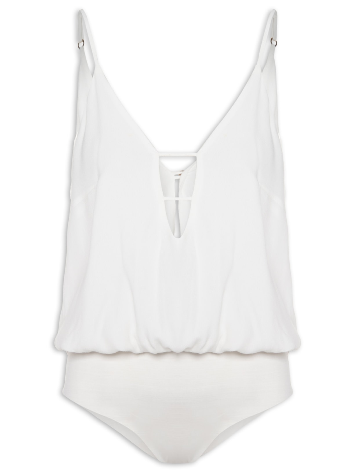 Body Regata Tiras - Branco