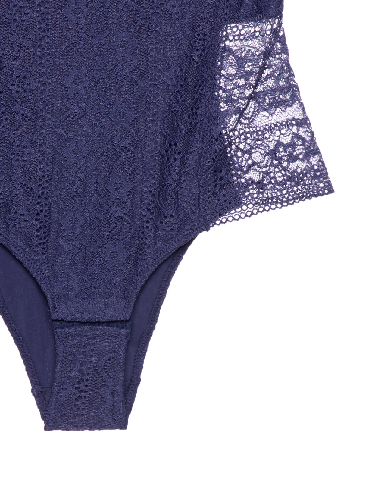 Body Renda Azul Valisere