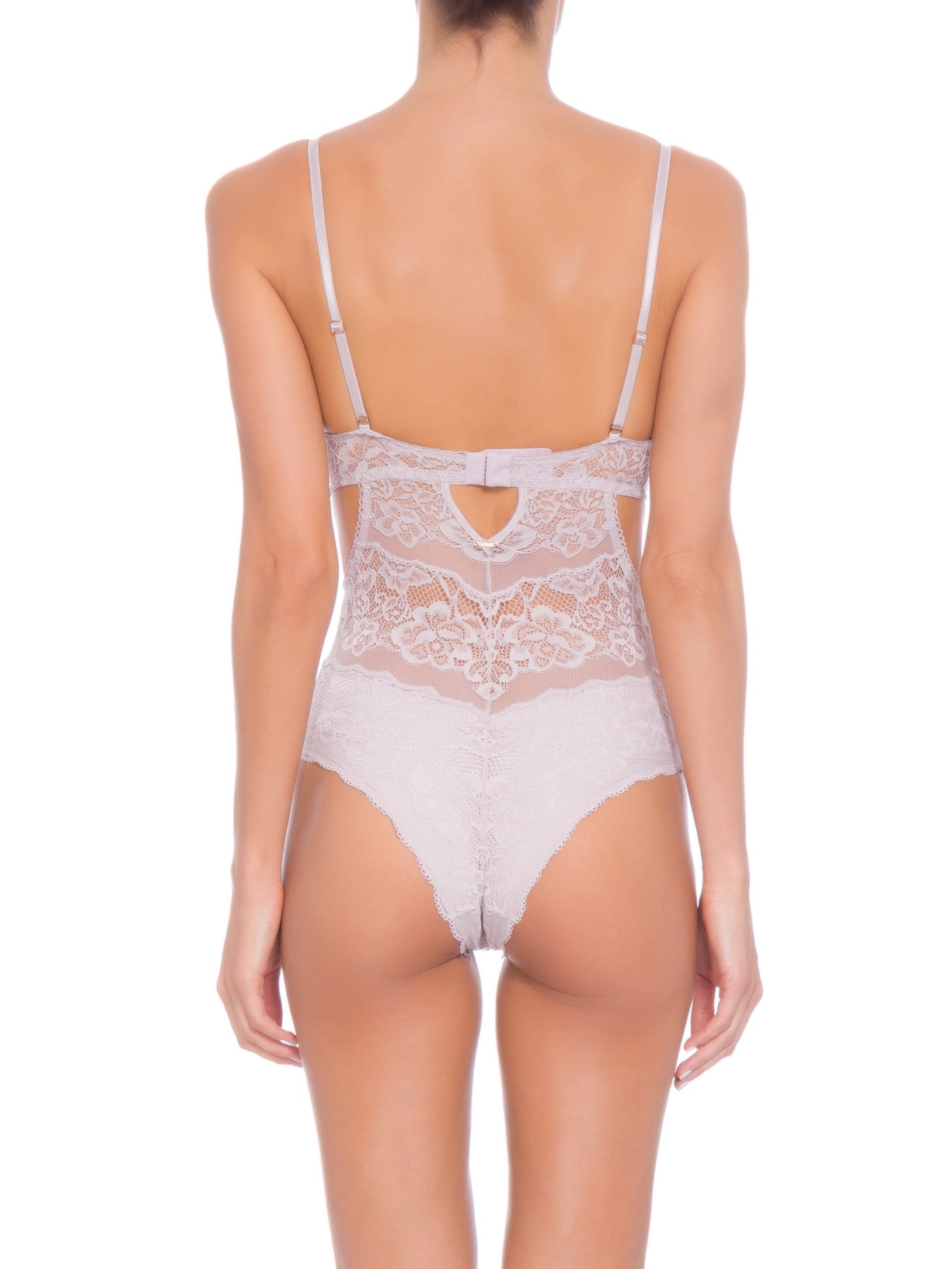 Body Renda Bege Valisere