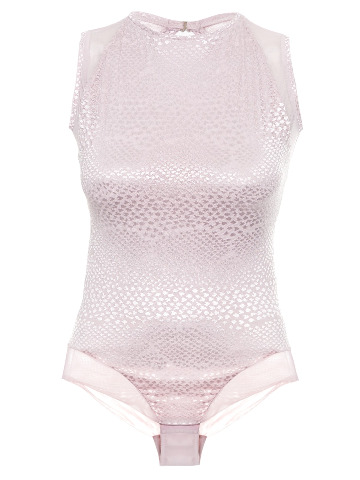 Body Renda Recorte Bege Valisere