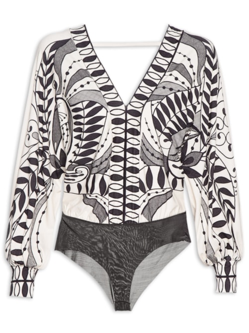 Body Rendeira - Preto