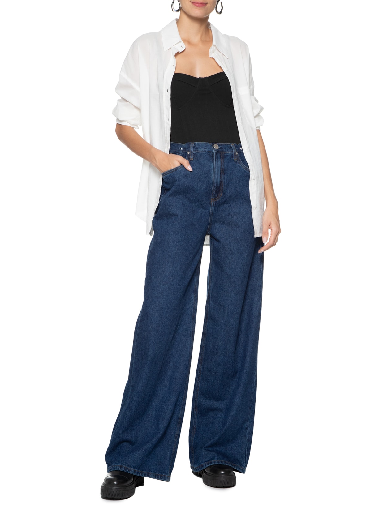 Body Sem Manga Preto Market 33