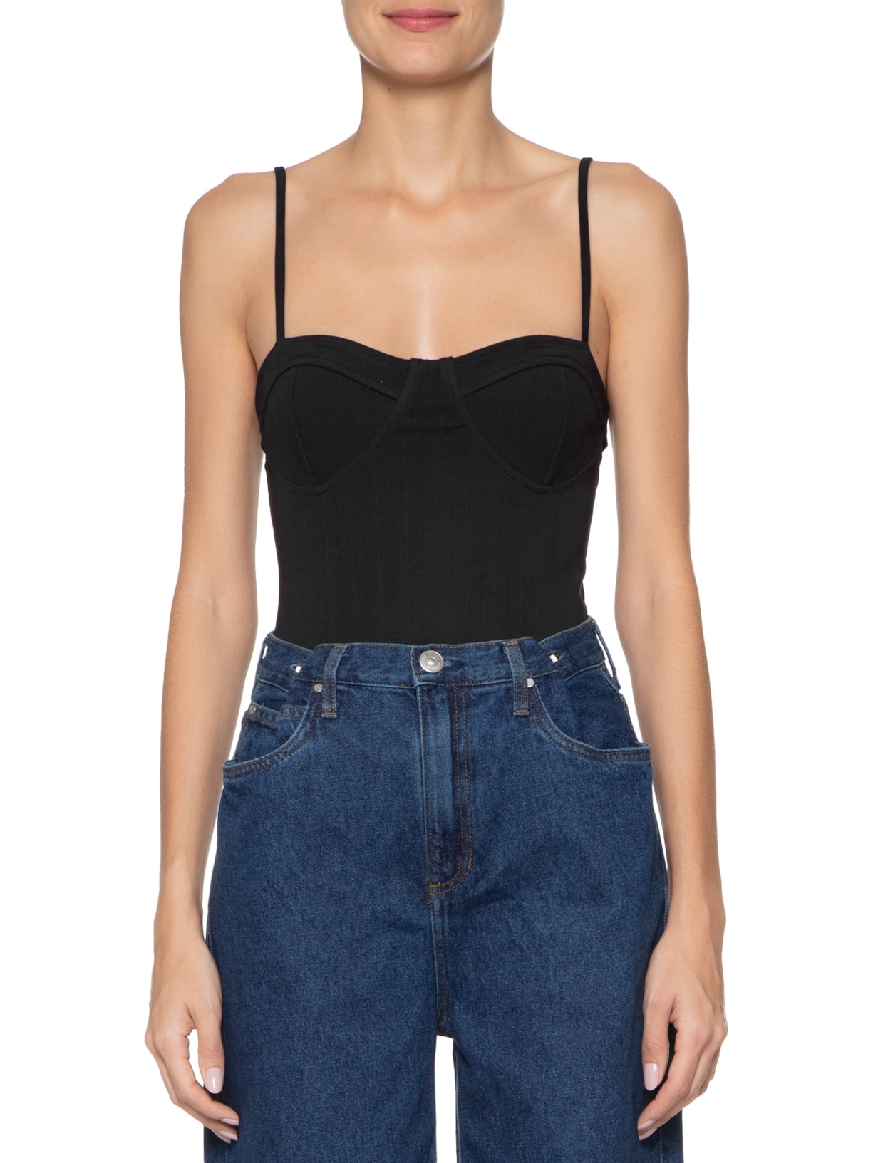 Body Sem Manga Preto Market 33