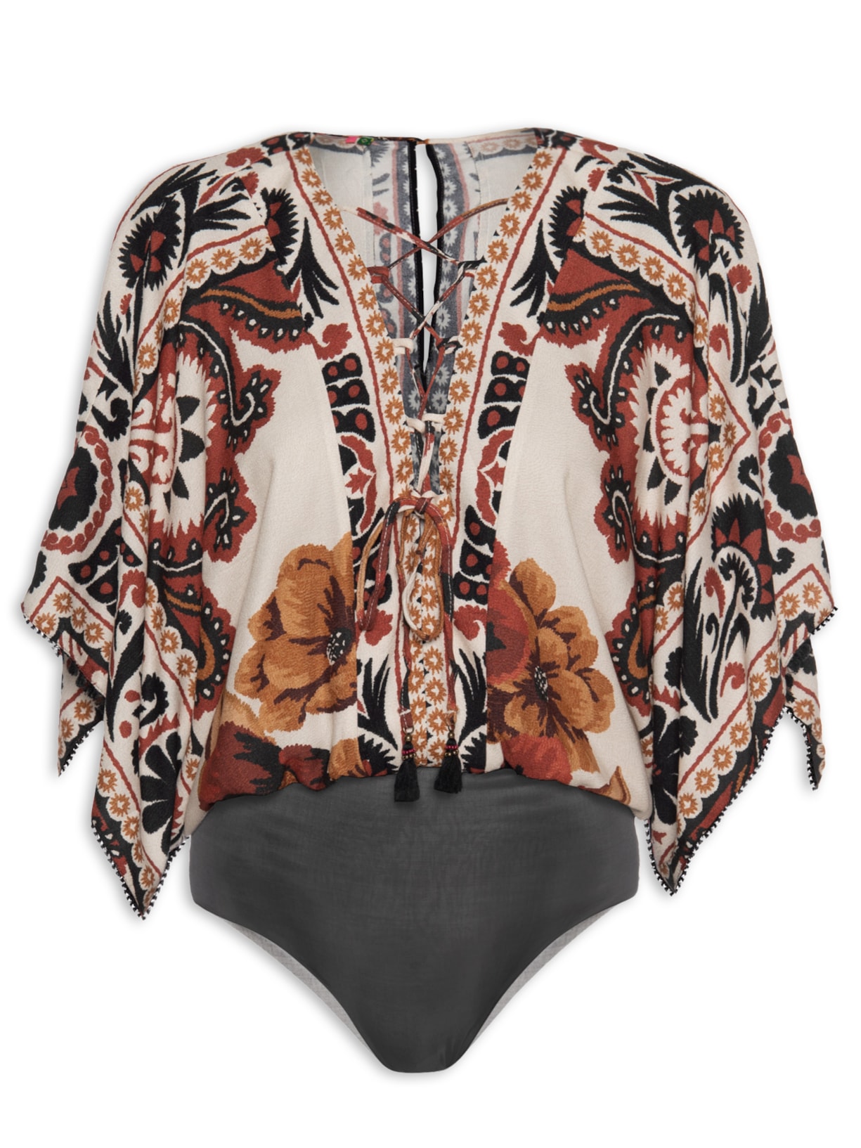 Body Tapete De Flor Listra - Bege