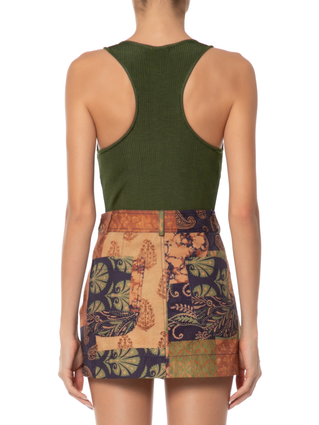 Body Tricot Detalhe Nadador Verde Dress To