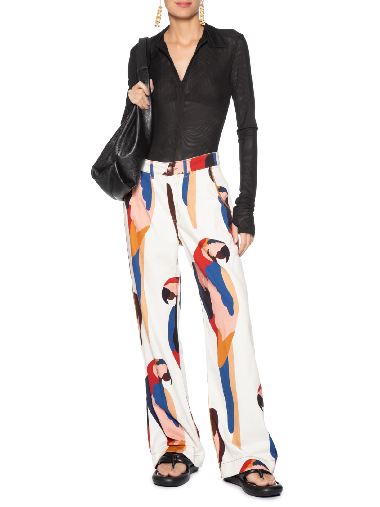 Body Tule Preto Farm