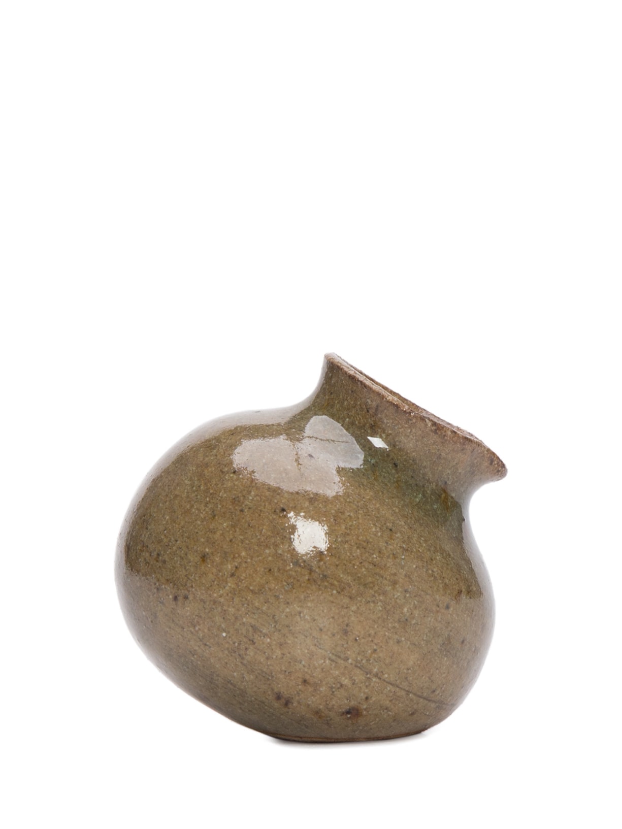 Bol Bolinha Mini Creminho 1 Peça Em Cerâmica - Verde