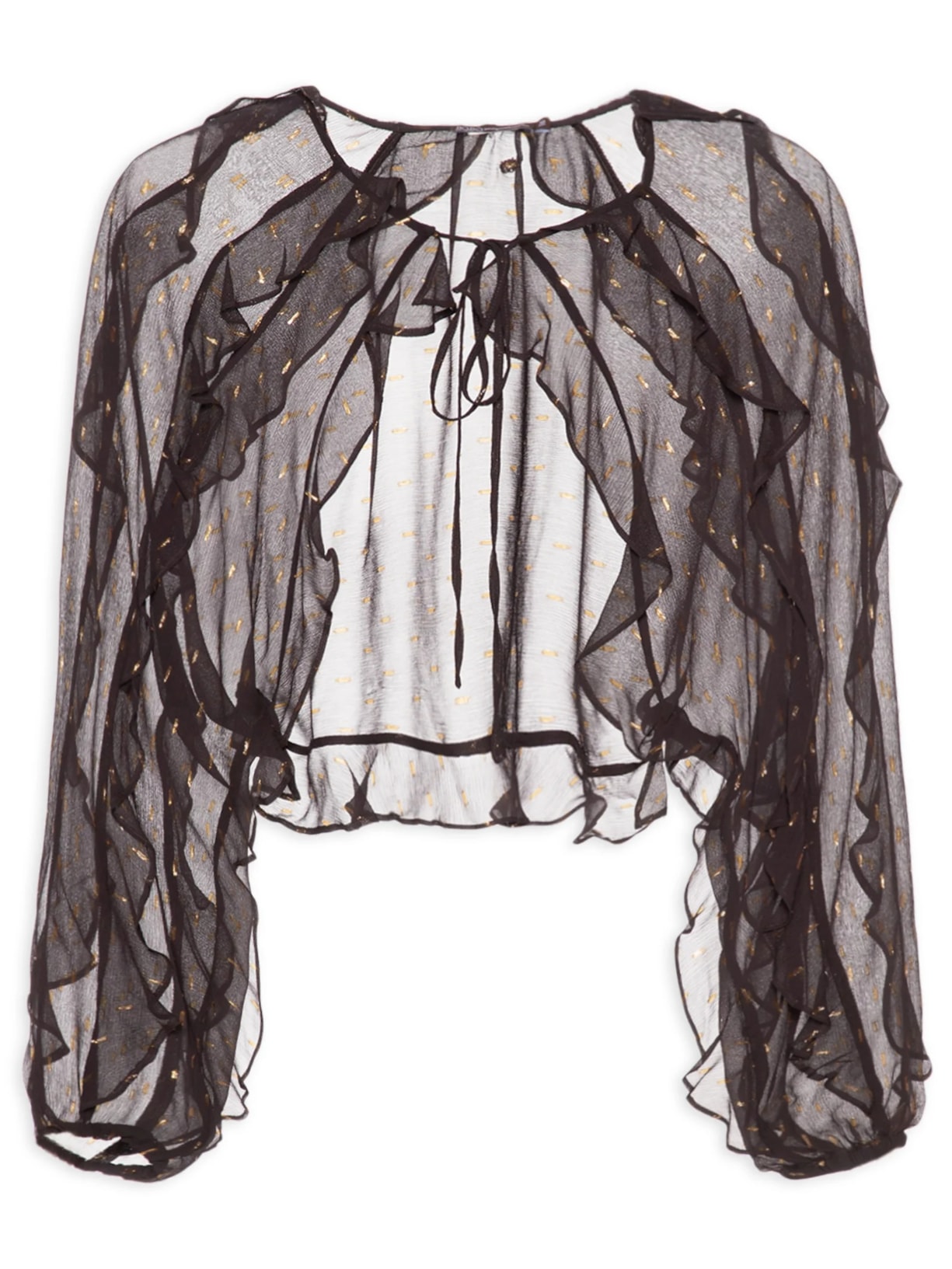 Bolero Livia Marrom Bo.bô