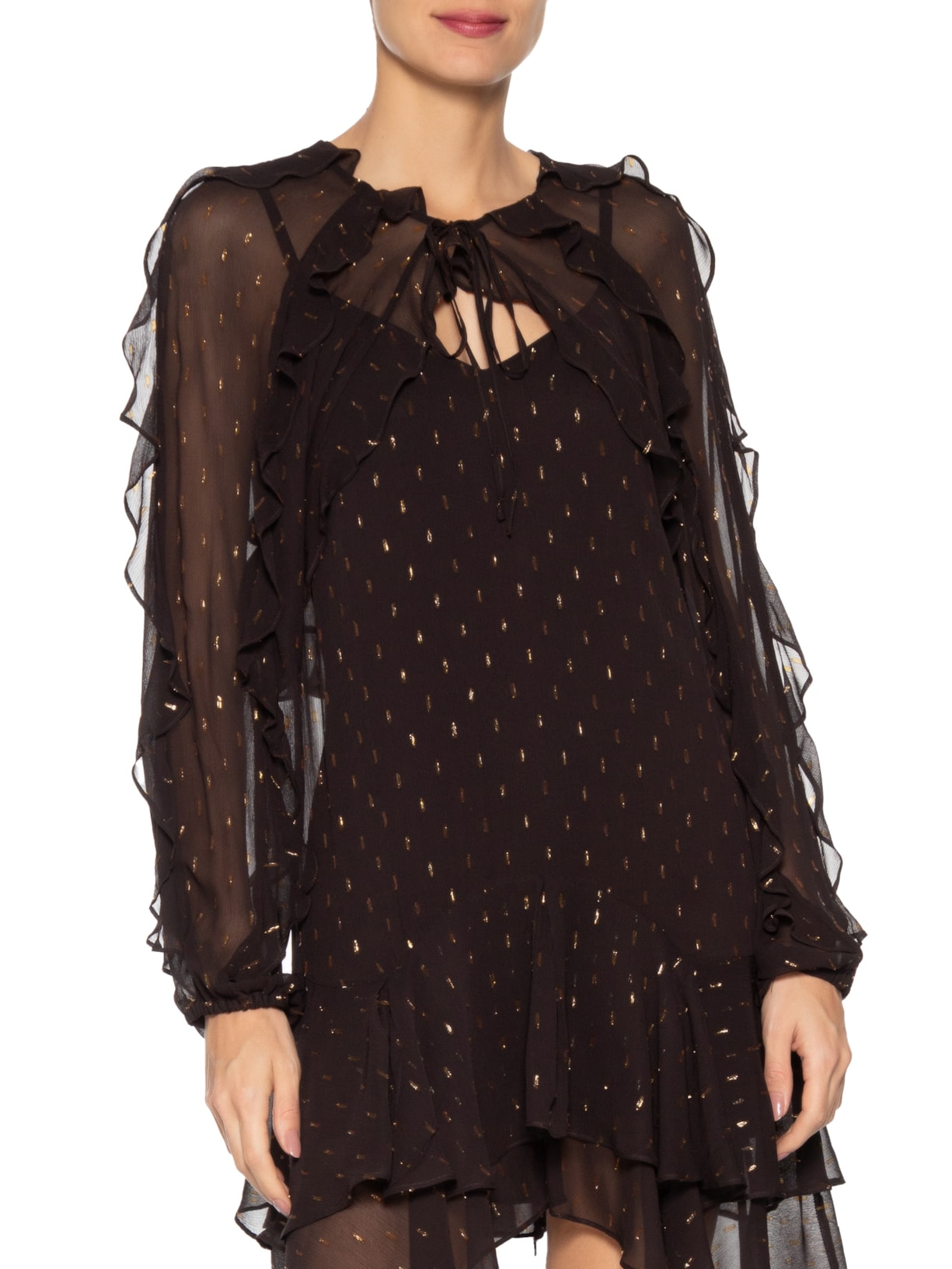 Bolero Livia Marrom Bo.bô