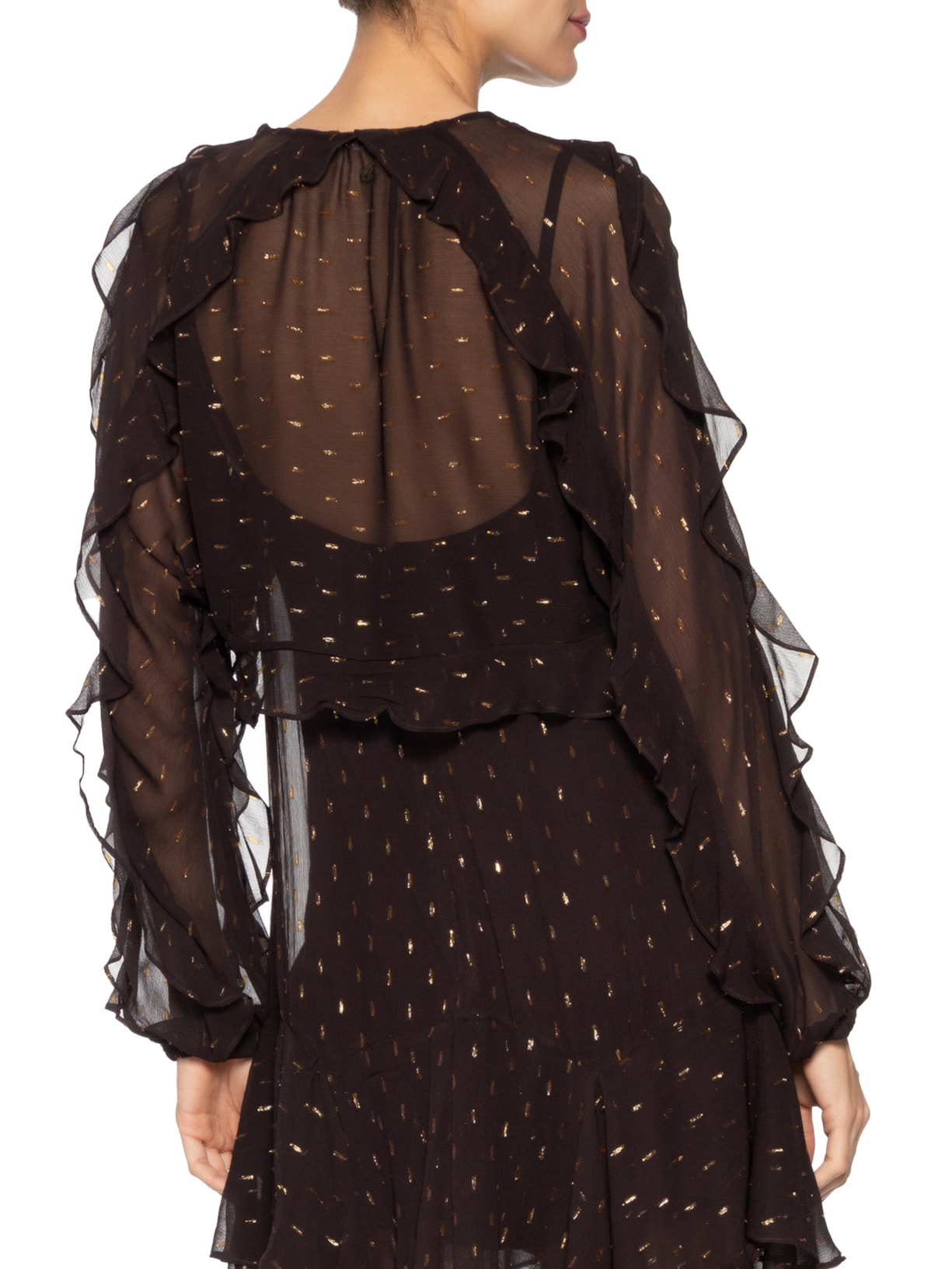 Bolero Livia Marrom Bo.bô