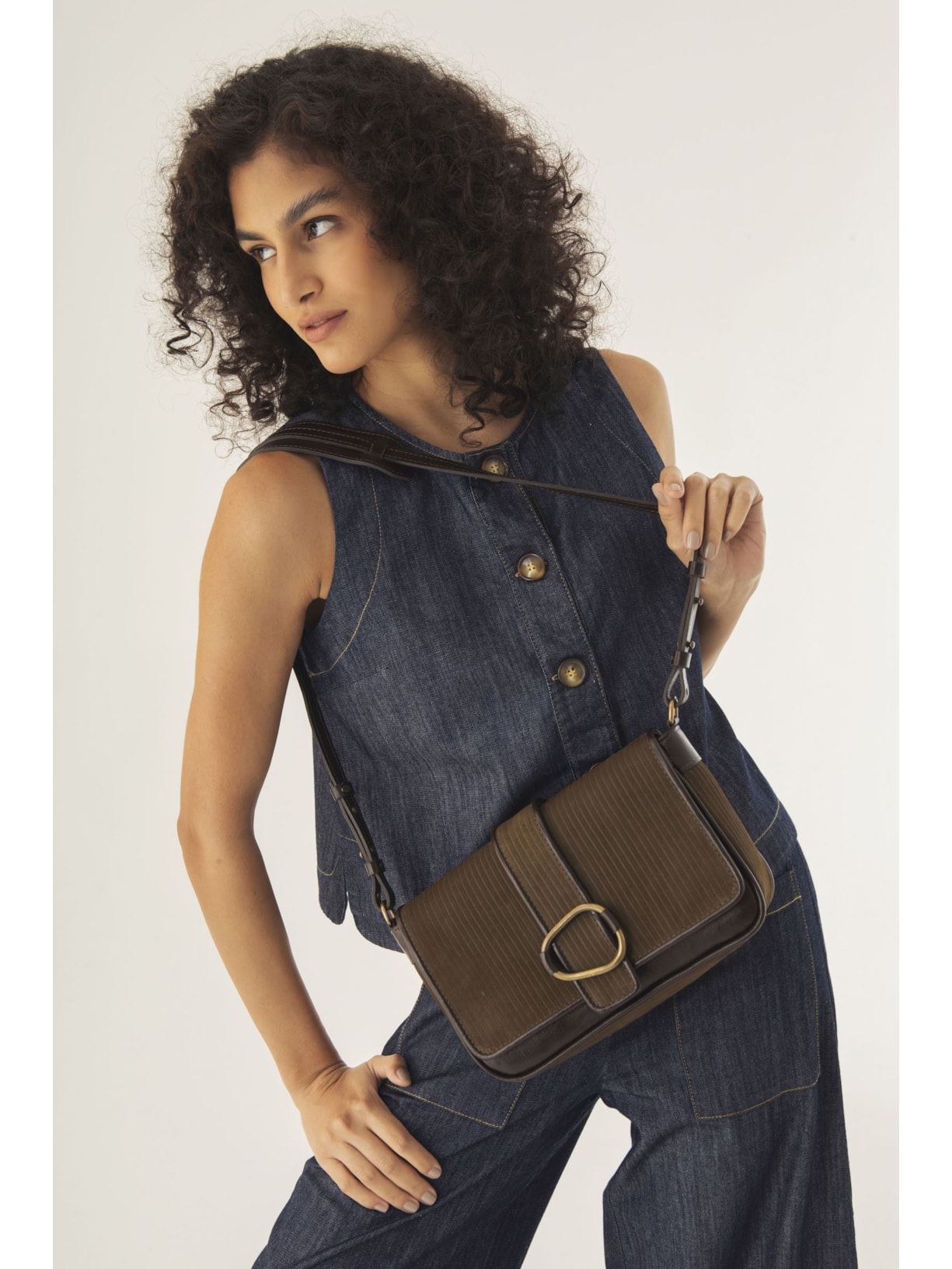 Bolsa Andaluzia Verde Escuro Cabana Crafts