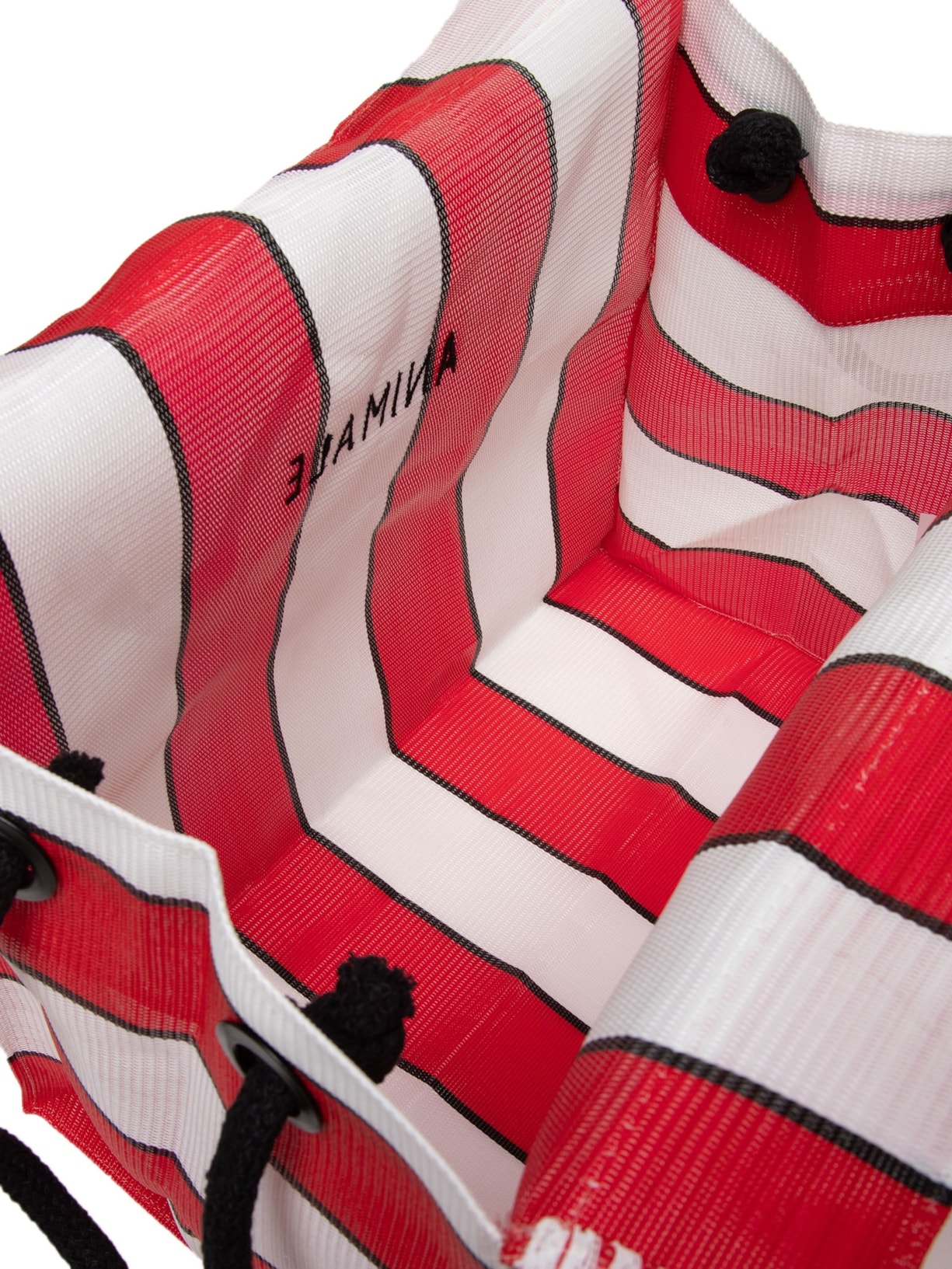 Bolsa Anml Vermelha e Branca Vermelho Animale