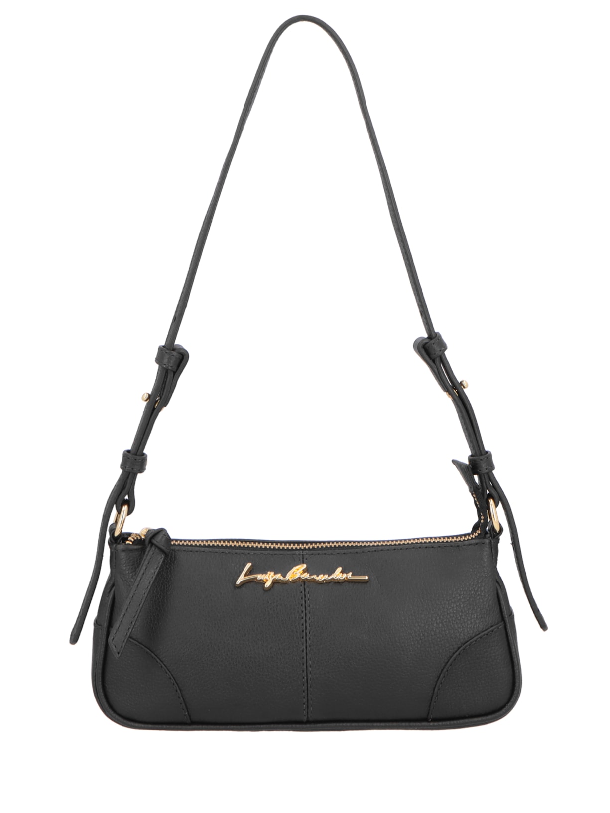 Bolsa Baguete Feminina Pequena – Preto Luiza Barcelos