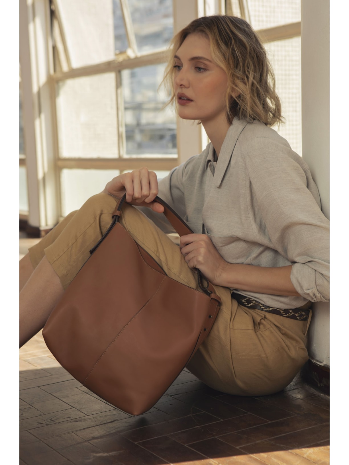 Bolsa Barceloneta Caramelo Cabana Crafts