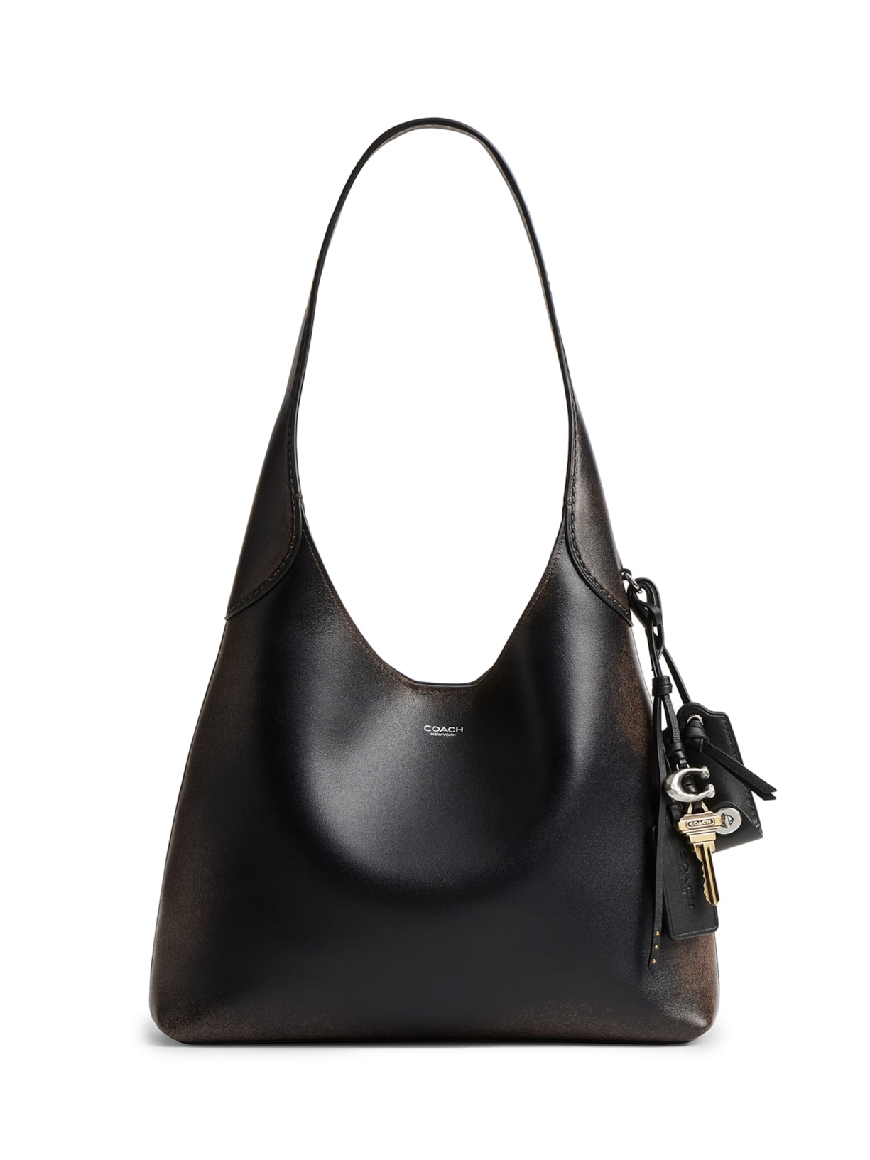 Bolsa Brooklyn Shoulder 28 Loved Leather Feminina Preto Coach