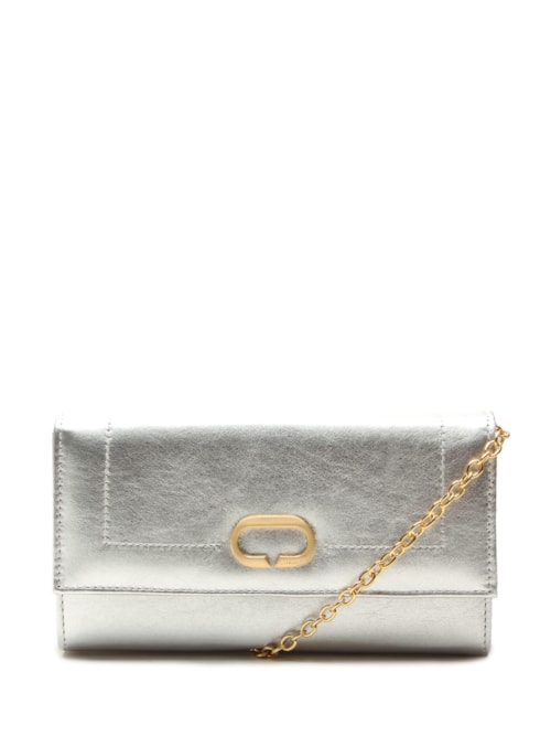 Bolsa Carteira Feminina Diana - Prateado