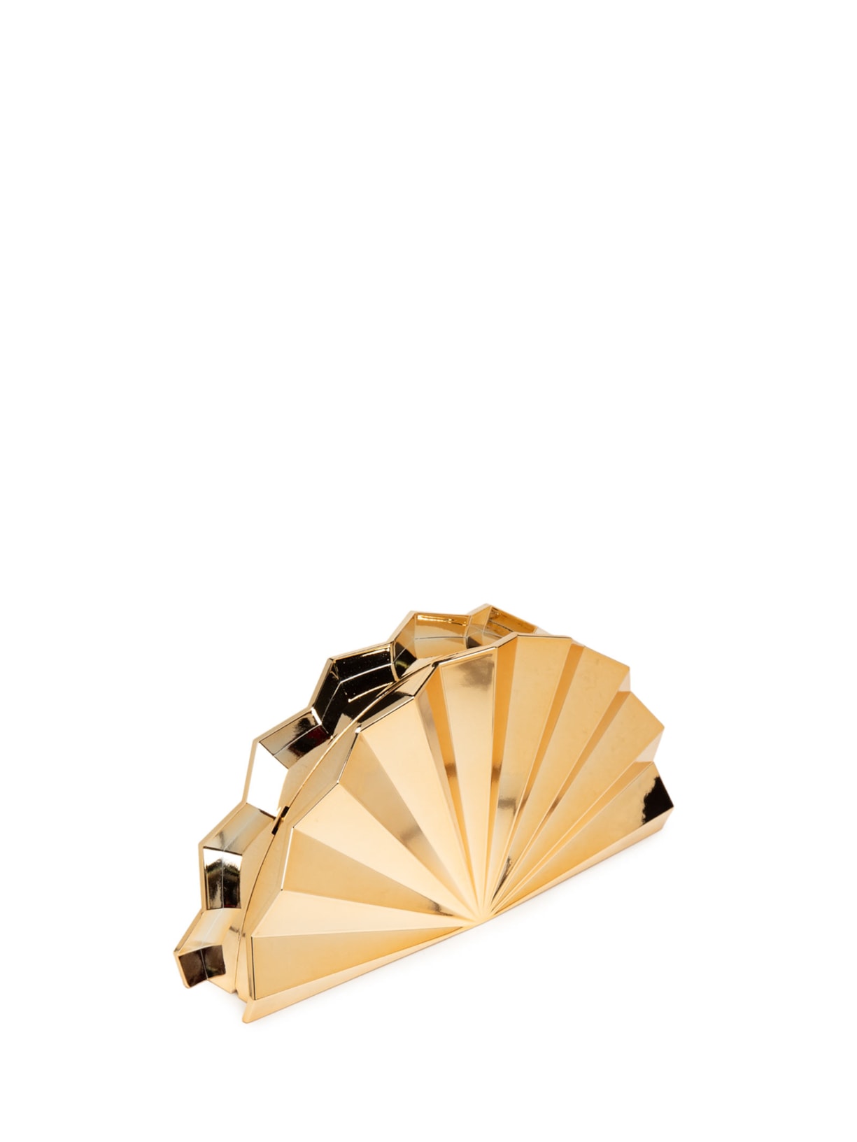 Bolsa Clutch Feminina Leque Dourado Market 33