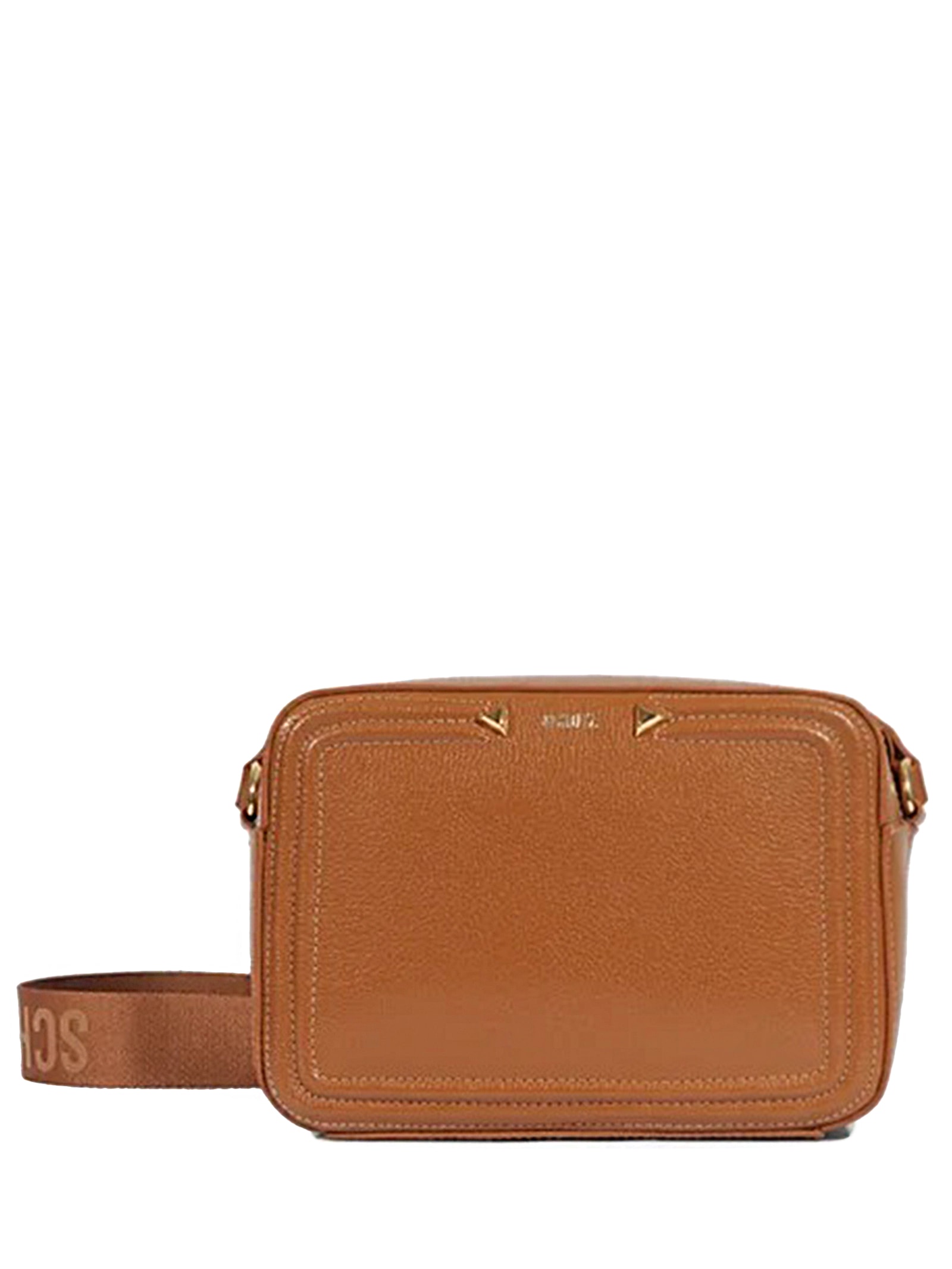 Schutz - Bolsa Crossbody Betsy Couro - Marrom