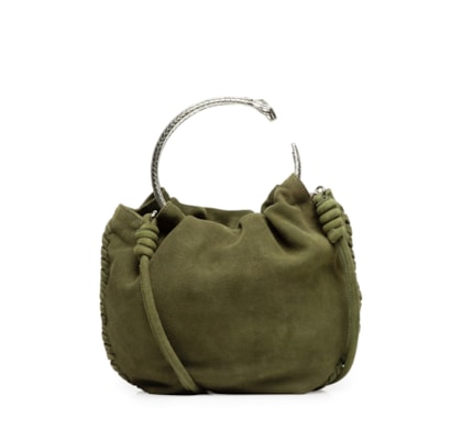 Bolsa De Chamois Mini Metal Snake - Verde